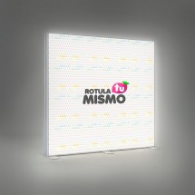 Totem textil led / Monolito tela iluminado
