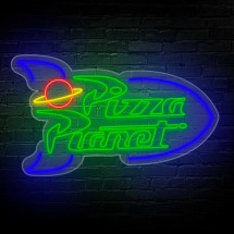 Neón Pizza Planet