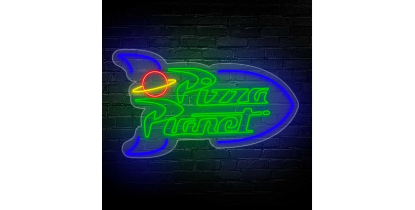 Neón Pizza Planet
