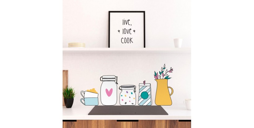 Formas ilustrativas de vinilos decorativos