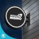 Banderola redonda luminosa composite dibond led