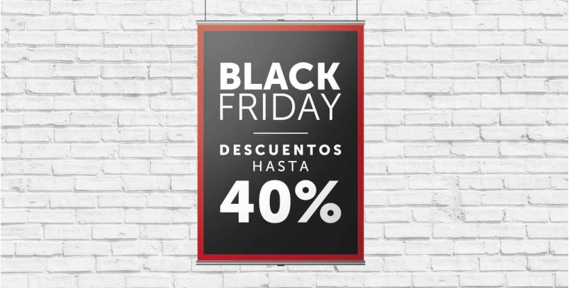 Cartel Colgante Black Friday -40%