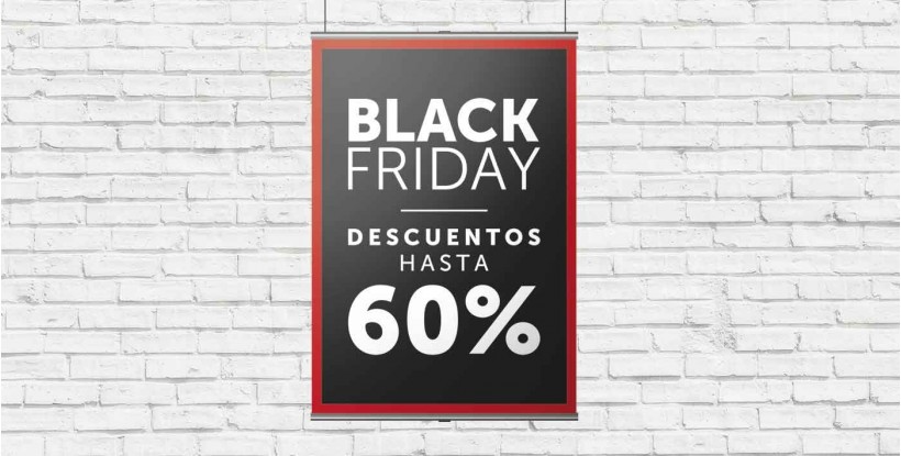 Cartel Colgante Black Friday -60%