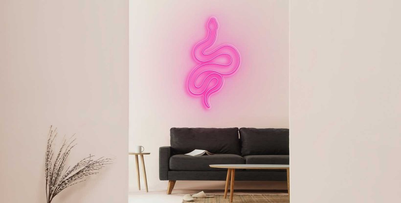 Neónled serpent