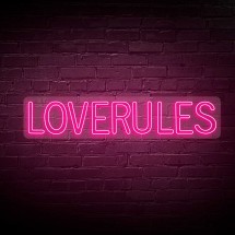 Neón LOVERULES