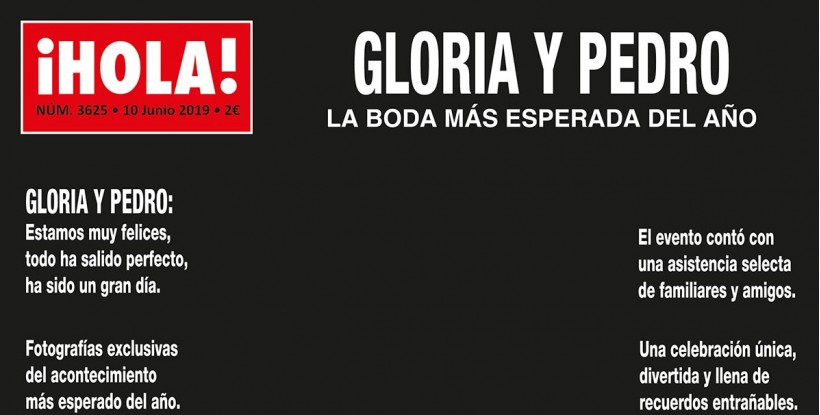 Photocall Boda Revista