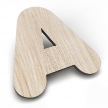 Letras Corpóreas de Madera a láser