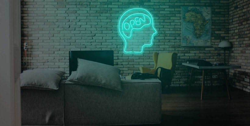 Neón OPEN MIND