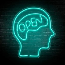 Neón OPEN MIND