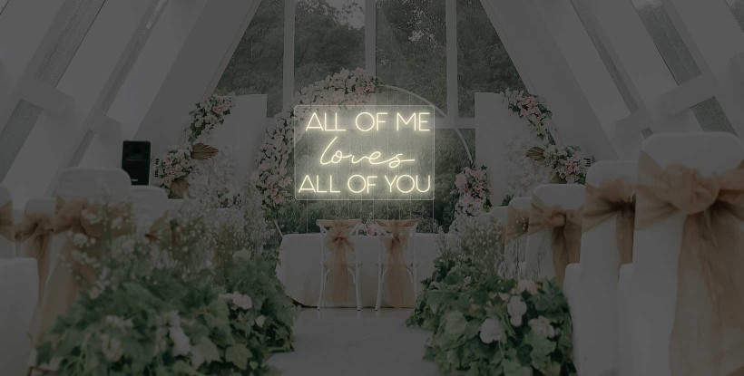 Neón ALL OF ME LOVES ALL OF YOU