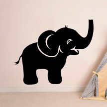 Vinilo Pizarra Elefante