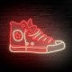 Neón bota Converse