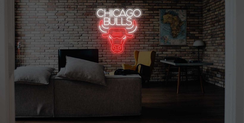 Neón CHICAGO BULLS