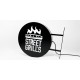 Banderola redonda luminosa composite dibond led
