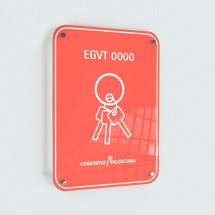 Placa EGTV Comunidad Valenciana
