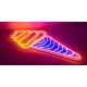 Neon Helado barquillo