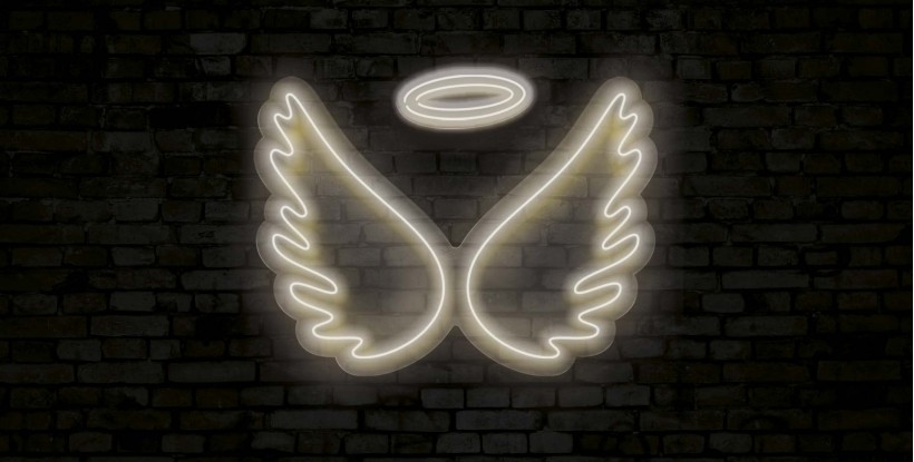 Alas de ángel Neón