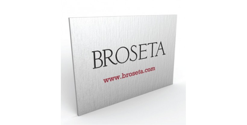 Placa de aluminio