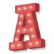 Letras iluminadas