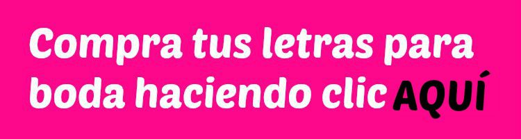 letras para bodas baratas