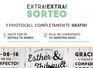 Sorteo Photocall de boda gratis