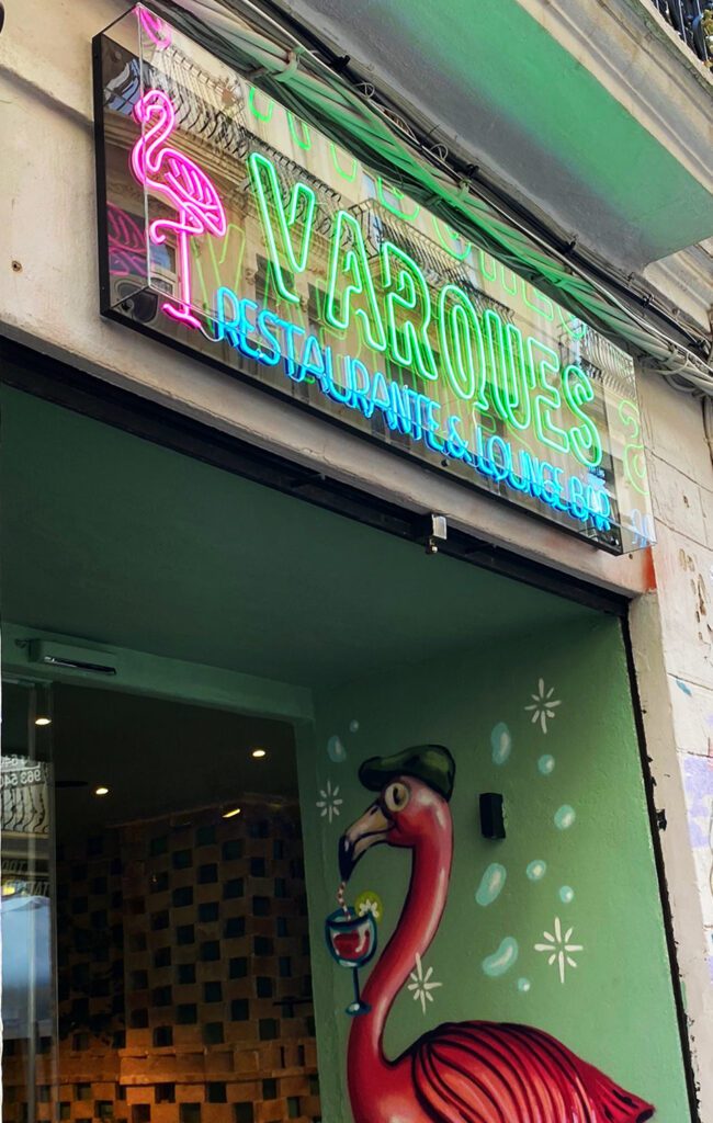 letrero luminoso
