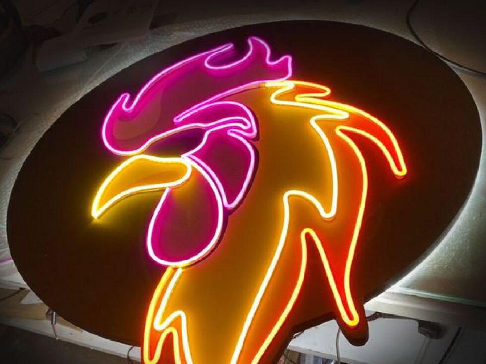 neon personalizado gallo