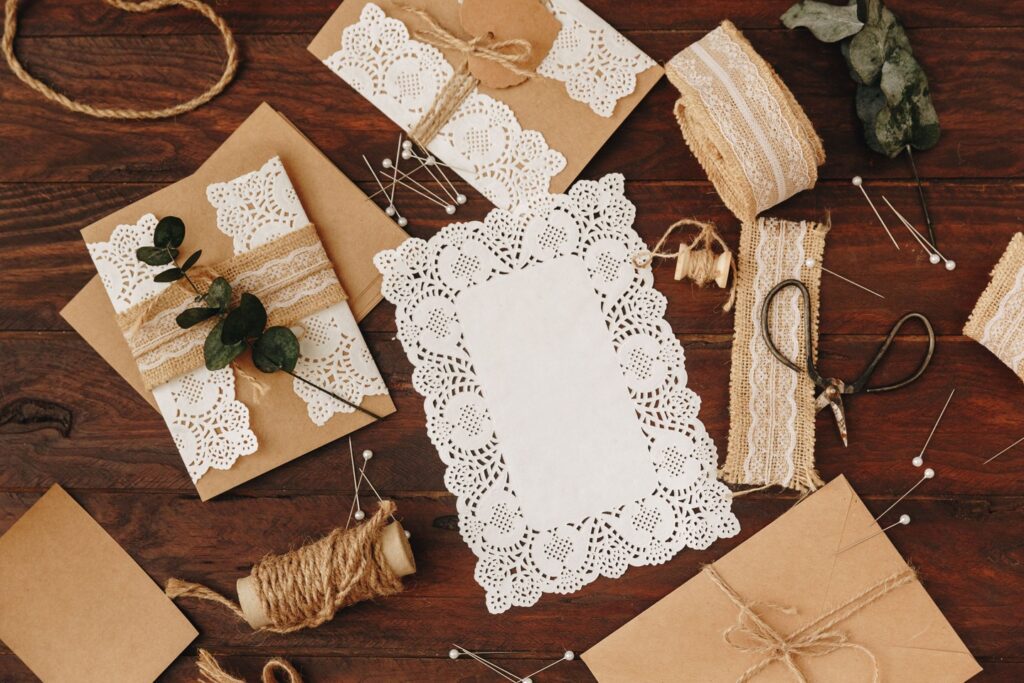 Tarjeta rustica boda