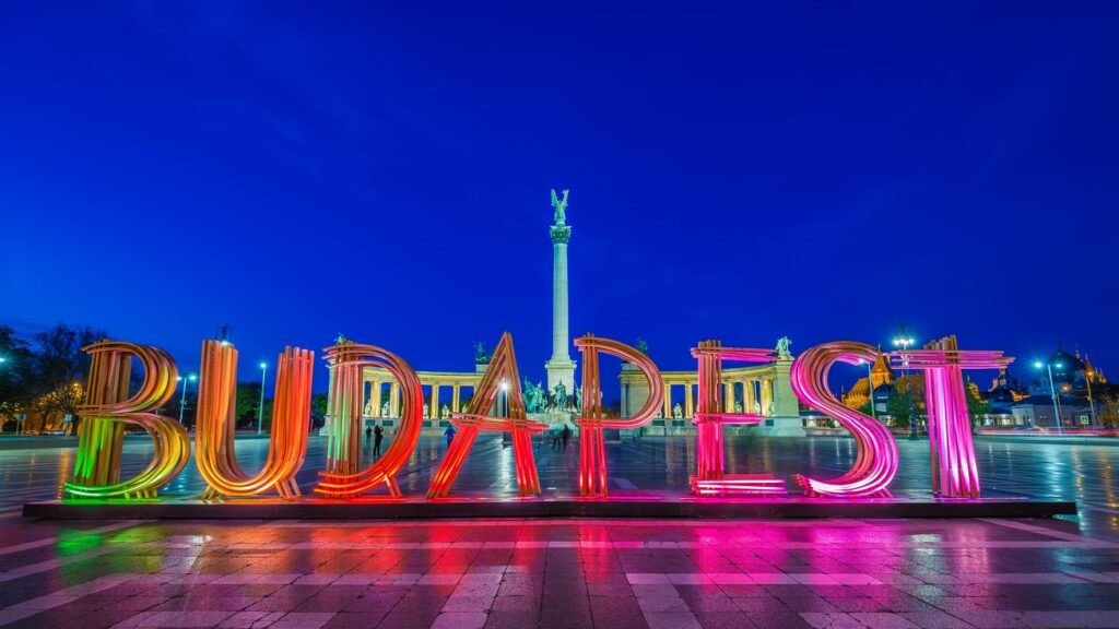 Letras Gigantes Budapest