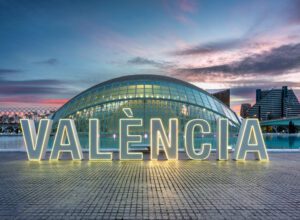 Letrero gigante valencia
