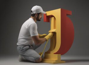 mantenimiento y cuidado rótulos