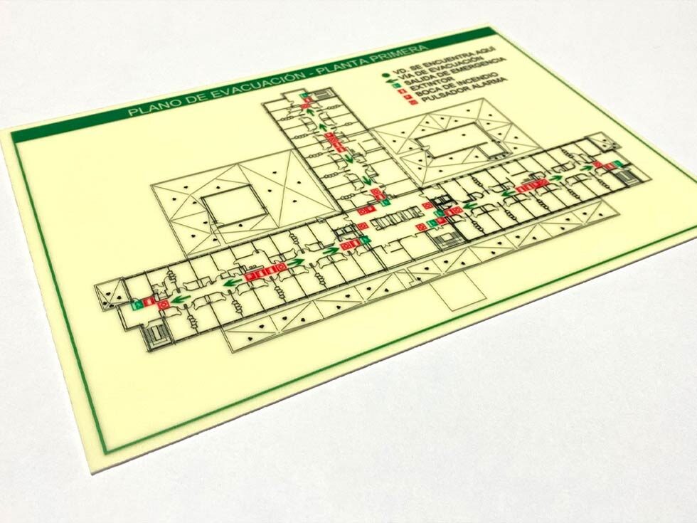Cómo crear un plano de evacuación fotoluminiscente seguro y eficaz