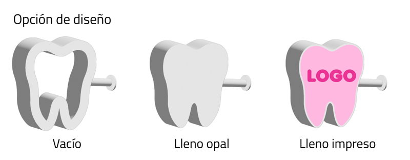 Opciones de diseño cartel clinica dental