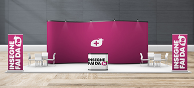 Roll up, Pop up, Photocall, Photo Booth, Flags, Cavalletti