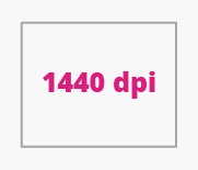 1440 dpi